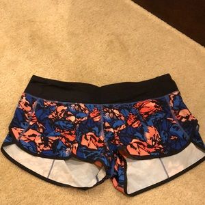 Lululemon speed shorts size 10.